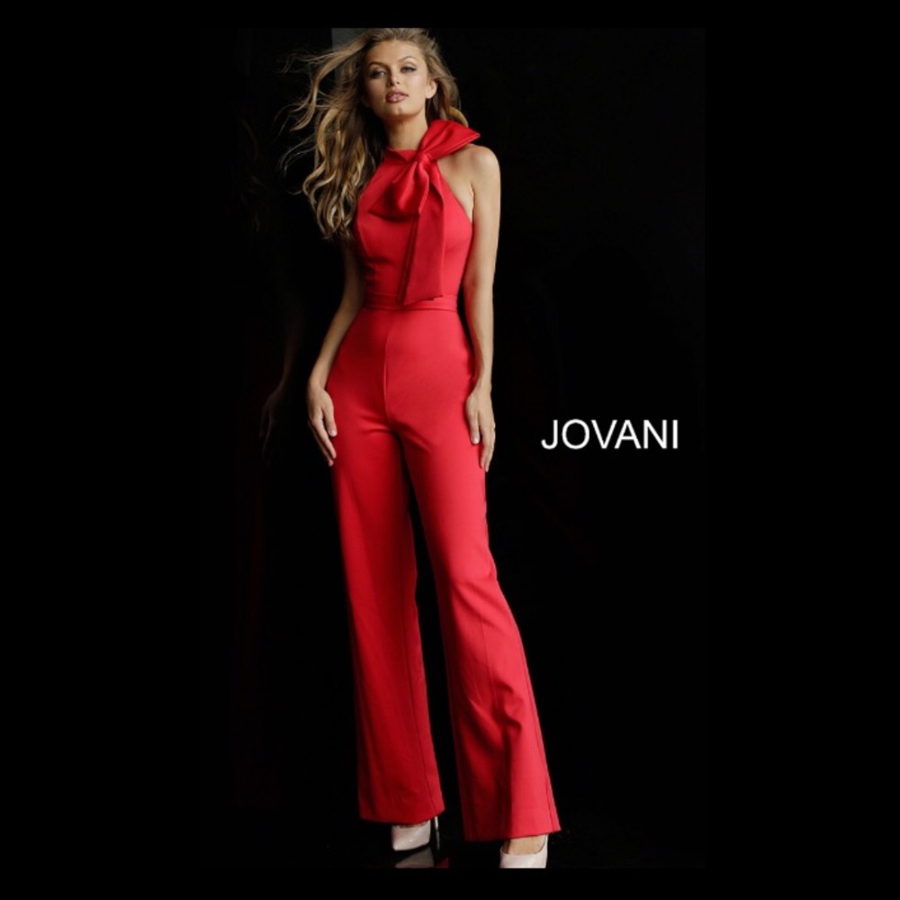 Formal Jovani Jumpsuit & Earrings